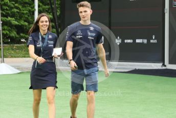 World © Octane Photographic Ltd. Formula 1 – Singapore Grand Prix - Marina Bay, Singapore. Thursday 29th September 2022. Arrivals. Williams Academy driver - Logan Sergeant.