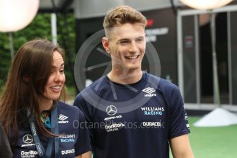 World © Octane Photographic Ltd. Formula 1 – Singapore Grand Prix - Marina Bay, Singapore. Thursday 29th September 2022. Arrivals. Williams Academy driver - Logan Sergeant.