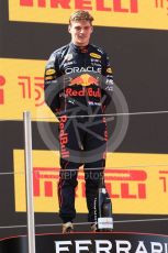 World © Octane Photographic Ltd. Formula 1 – Spanish Grand Prix - Circuit de Barcelona-Catalunya. Sunday 22nd May 2022 Podium. Oracle Red Bull Racing RB18 – Max Verstappen.