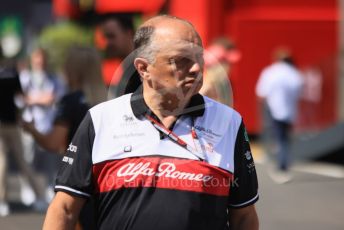 World © Octane Photographic Ltd. Formula 1 – Spanish Grand Prix - Circuit de Barcelona-Catalunya. Friday 20th May 2022 Paddock. Alfa Romeo F1 Team Orlen CEO and Managing Director - Frederic Vasseur