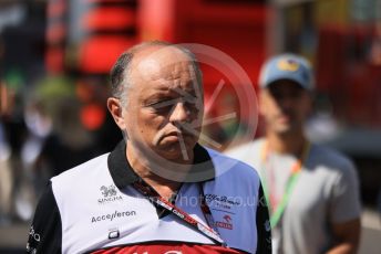 World © Octane Photographic Ltd. Formula 1 – Spanish Grand Prix - Circuit de Barcelona-Catalunya. Friday 20th May 2022 Paddock. Alfa Romeo F1 Team Orlen CEO and Managing Director - Frederic Vasseur