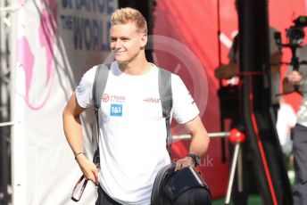 World © Octane Photographic Ltd. Formula 1 – Spanish Grand Prix - Circuit de Barcelona-Catalunya. Friday 20th May 2022 Paddock. Haas F1 Team VF-22 - Mick Schumacher.