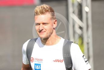 World © Octane Photographic Ltd. Formula 1 – Spanish Grand Prix - Circuit de Barcelona-Catalunya. Friday 20th May 2022 Paddock. Haas F1 Team VF-22 - Mick Schumacher.