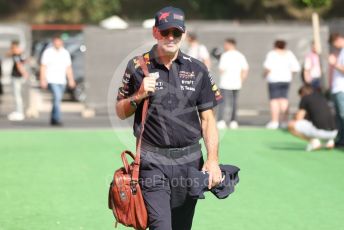 World © Octane Photographic Ltd. Formula 1 – Spanish Grand Prix - Circuit de Barcelona-Catalunya. Friday 20th May 2022 Paddock. Oracle Red Bull Racing Chief Technology Officer of the Red Bull Racing, Adrian Newey