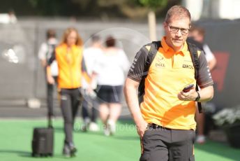 World © Octane Photographic Ltd. Formula 1 – Spanish Grand Prix - Circuit de Barcelona-Catalunya. Friday 20th May 2022 Paddock. Andreas Seidl - McLaren Team Principal