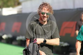 World © Octane Photographic Ltd. Formula 1 – Spanish Grand Prix - Circuit de Barcelona-Catalunya. Friday 20th May 2022 Paddock. Aston Martin Aramco Cognizant F1 Team AMR22 - Sebastian Vettel.