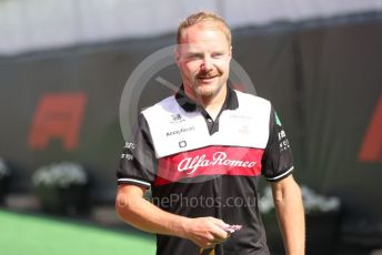 World © Octane Photographic Ltd. Formula 1 – Spanish Grand Prix - Circuit de Barcelona-Catalunya. Friday 20th May 2022 Paddock. Alfa Romeo F1 Team Orlen C42 - Valtteri Bottas.