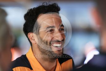 World © Octane Photographic Ltd. Formula 1 – Spanish Grand Prix - Circuit de Barcelona-Catalunya. Friday 20th May 2022 Paddock. McLaren F1 Team MCL36 - Daniel Ricciardo.
