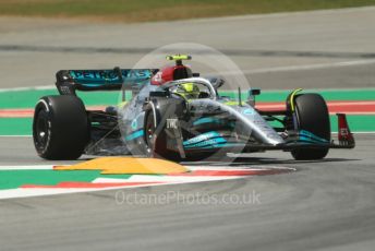 World © Octane Photographic Ltd. Formula 1 – Spanish Grand Prix - Circuit de Barcelona-Catalunya. Friday 20th May 2022 Practice 1. Mercedes-AMG Petronas F1 Team F1 W13 - Lewis Hamilton.