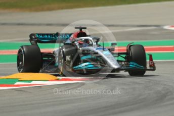 World © Octane Photographic Ltd. Formula 1 – Spanish Grand Prix - Circuit de Barcelona-Catalunya. Friday 20th May 2022 Practice 1. Mercedes-AMG Petronas F1 Team F1 W13 - George Russell.