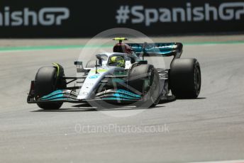 World © Octane Photographic Ltd. Formula 1 – Spanish Grand Prix - Circuit de Barcelona-Catalunya. Friday 20th May 2022 Practice 1. Mercedes-AMG Petronas F1 Team F1 W13 - Lewis Hamilton.