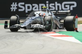 World © Octane Photographic Ltd. Formula 1 – Spanish Grand Prix - Circuit de Barcelona-Catalunya. Friday 20th May 2022 Practice 1. Scuderia AlphaTauri AT03 - Yuki Tsunoda.
