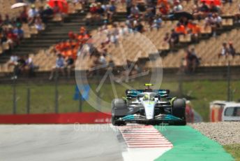 World © Octane Photographic Ltd. Formula 1 – Spanish Grand Prix - Circuit de Barcelona-Catalunya. Friday 20th May 2022 Practice 1. Mercedes-AMG Petronas F1 Team F1 W13 - Lewis Hamilton.