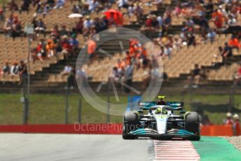 World © Octane Photographic Ltd. Formula 1 – Spanish Grand Prix - Circuit de Barcelona-Catalunya. Friday 20th May 2022 Practice 1. Mercedes-AMG Petronas F1 Team F1 W13 - Lewis Hamilton.