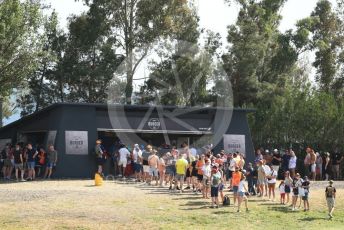 World © Octane Photographic Ltd. Formula 1 – Spanish Grand Prix - Circuit de Barcelona-Catalunya. Friday 20th May 2022 Practice 2. Queues for an in circuit burger stall