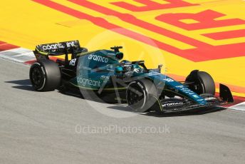 World © Octane Photographic Ltd. Formula 1 – Spanish Grand Prix - Circuit de Barcelona-Catalunya. Friday 20th May 2022 Practice 2. Aston Martin Aramco Cognizant F1 Team AMR22 - Lance Stroll.