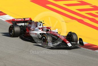 World © Octane Photographic Ltd. Formula 1 – Spanish Grand Prix - Circuit de Barcelona-Catalunya. Friday 20th May 2022 Practice 2. Alfa Romeo F1 Team Orlen C42 - Guanyu Zhou.