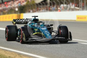 World © Octane Photographic Ltd. Formula 1 – Spanish Grand Prix - Circuit de Barcelona-Catalunya. Friday 20th May 2022 Practice 2. Aston Martin Aramco Cognizant F1 Team AMR22 - Lance Stroll.