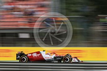 World © Octane Photographic Ltd. Formula 1 – Spanish Grand Prix - Circuit de Barcelona-Catalunya. Friday 20th May 2022 Practice 2. Alfa Romeo F1 Team Orlen C42 - Guanyu Zhou.