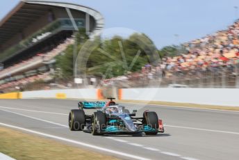 World © Octane Photographic Ltd. Formula 1 – Spanish Grand Prix - Circuit de Barcelona-Catalunya. Friday 20th May 2022 Practice 2. Mercedes-AMG Petronas F1 Team F1 W13 - George Russell.