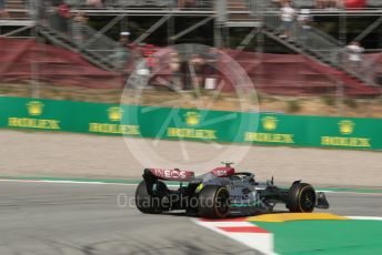 World © Octane Photographic Ltd. Formula 1 – Spanish Grand Prix - Circuit de Barcelona-Catalunya. Friday 20th May 2022 Practice 2. Mercedes-AMG Petronas F1 Team F1 W13 - Lewis Hamilton.