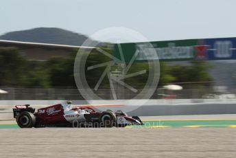 World © Octane Photographic Ltd. Formula 1 – Spanish Grand Prix - Circuit de Barcelona-Catalunya. Friday 20th May 2022 Practice 2. Alfa Romeo F1 Team Orlen C42 - Guanyu Zhou.