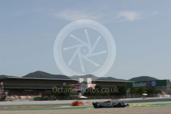 World © Octane Photographic Ltd. Formula 1 – Spanish Grand Prix - Circuit de Barcelona-Catalunya. Friday 20th May 2022 Practice 2. Mercedes-AMG Petronas F1 Team F1 W13 - Lewis Hamilton.