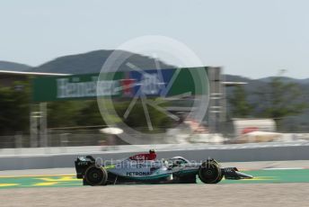 World © Octane Photographic Ltd. Formula 1 – Spanish Grand Prix - Circuit de Barcelona-Catalunya. Friday 20th May 2022 Practice 2. Mercedes-AMG Petronas F1 Team F1 W13 - Lewis Hamilton.