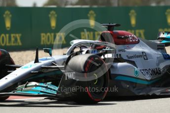 World © Octane Photographic Ltd. Formula 1 – Spanish Grand Prix - Circuit de Barcelona-Catalunya. Friday 20th May 2022 Practice 3. Mercedes-AMG Petronas F1 Team F1 W13 - George Russell.