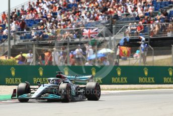 World © Octane Photographic Ltd. Formula 1 – Spanish Grand Prix - Circuit de Barcelona-Catalunya. Friday 20th May 2022 Practice 3. Mercedes-AMG Petronas F1 Team F1 W13 - George Russell.