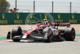 World © Octane Photographic Ltd. Formula 1 – Spanish Grand Prix - Circuit de Barcelona-Catalunya. Friday 20th May 2022 Practice 3. Alfa Romeo F1 Team Orlen C42 - Guanyu Zhou.