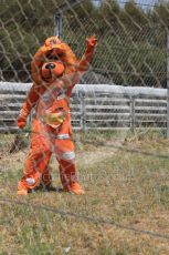 World © Octane Photographic Ltd. Formula 1 – Spanish Grand Prix - Circuit de Barcelona-Catalunya. Friday 20th May 2022 Practice 3.  Max Verstappen fan, LegoMax1