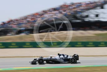 World © Octane Photographic Ltd. Formula 1 – Spanish Grand Prix - Circuit de Barcelona-Catalunya. Friday 20th May 2022 Practice 3. Scuderia AlphaTauri AT03 - Yuki Tsunoda.