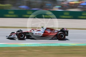 World © Octane Photographic Ltd. Formula 1 – Spanish Grand Prix - Circuit de Barcelona-Catalunya. Friday 20th May 2022 Practice 3. Alfa Romeo F1 Team Orlen C42 - Guanyu Zhou.