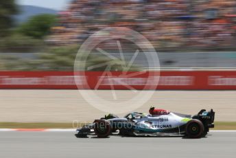 World © Octane Photographic Ltd. Formula 1 – Spanish Grand Prix - Circuit de Barcelona-Catalunya. Friday 20th May 2022 Practice 3. Mercedes-AMG Petronas F1 Team F1 W13 - Lewis Hamilton.