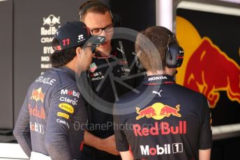 World © Octane Photographic Ltd. Formula 1 – Spanish Grand Prix - Circuit de Barcelona-Catalunya. Friday 20th May 2022 Practice 3. Oracle Red Bull Racing RB18 – Sergio Perez.