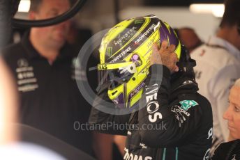 World © Octane Photographic Ltd. Formula 1 – Spanish Grand Prix - Circuit de Barcelona-Catalunya. Friday 20th May 2022 Practice 3. Mercedes-AMG Petronas F1 Team F1 W13 - Lewis Hamilton.