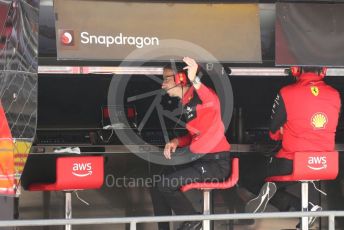 World © Octane Photographic Ltd. Formula 1 – Spanish Grand Prix - Circuit de Barcelona-Catalunya. Friday 20th May 2022 Practice 3. Deputy team principal and racing director for Scuderia Ferrari, Laurent Mekies