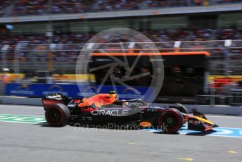 World © Octane Photographic Ltd. Formula 1 – Spanish Grand Prix - Circuit de Barcelona-Catalunya. Friday 20th May 2022 Practice 3. Oracle Red Bull Racing RB18 – Sergio Perez.