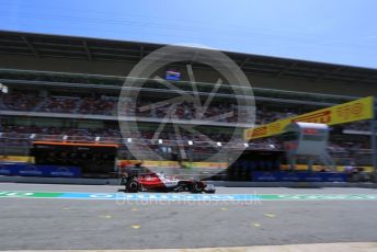 World © Octane Photographic Ltd. Formula 1 – Spanish Grand Prix - Circuit de Barcelona-Catalunya. Friday 20th May 2022 Practice 3. Alfa Romeo F1 Team Orlen C42 - Valtteri Bottas.