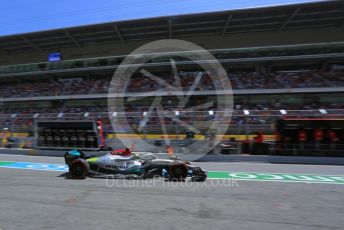 World © Octane Photographic Ltd. Formula 1 – Spanish Grand Prix - Circuit de Barcelona-Catalunya. Friday 20th May 2022 Practice 3. Mercedes-AMG Petronas F1 Team F1 W13 - Lewis Hamilton.