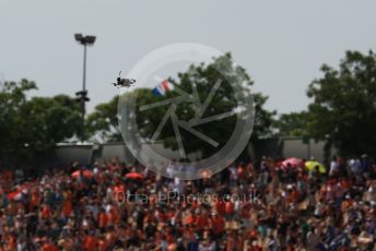 World © Octane Photographic Ltd. Formula 1 – Spanish Grand Prix - Circuit de Barcelona-Catalunya. Saturday 21st May 2022 Qualifying. FIA drone camera