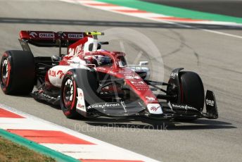 World © Octane Photographic Ltd. Formula 1 – Spanish Grand Prix - Circuit de Barcelona-Catalunya. Saturday 21st May 2022 Qualifying. Alfa Romeo F1 Team Orlen C42 - Guanyu Zhou.
