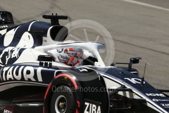 World © Octane Photographic Ltd. Formula 1 – Spanish Grand Prix - Circuit de Barcelona-Catalunya. Saturday 21st May 2022 Qualifying. Scuderia AlphaTauri AT03 - Pierre Gasly.