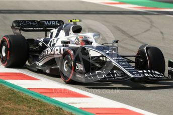 World © Octane Photographic Ltd. Formula 1 – Spanish Grand Prix - Circuit de Barcelona-Catalunya. Saturday 21st May 2022 Qualifying. Scuderia AlphaTauri AT03 - Yuki Tsunoda.