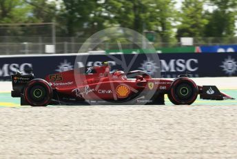 World © Octane Photographic Ltd. Formula 1 – Spanish Grand Prix - Circuit de Barcelona-Catalunya. Saturday 21st May 2022 Qualifying. Scuderia Ferrari F1-75 - Carlos Sainz.