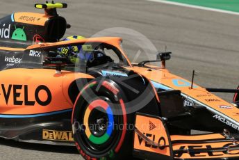 World © Octane Photographic Ltd. Formula 1 – Spanish Grand Prix - Circuit de Barcelona-Catalunya. Saturday 21st May 2022 Qualifying. McLaren F1 Team MCL36 - Lando Norris.