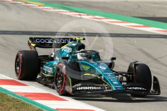 World © Octane Photographic Ltd. Formula 1 – Spanish Grand Prix - Circuit de Barcelona-Catalunya. Saturday 21st May 2022 Qualifying. Aston Martin Aramco Cognizant F1 Team AMR22 - Sebastian Vettel.