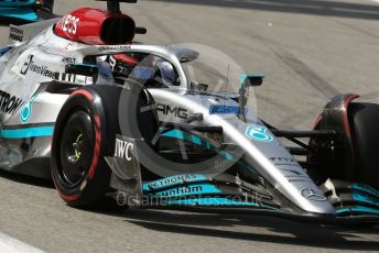World © Octane Photographic Ltd. Formula 1 – Spanish Grand Prix - Circuit de Barcelona-Catalunya. Saturday 21st May 2022 Qualifying. Mercedes-AMG Petronas F1 Team F1 W13 - George Russell.