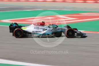 World © Octane Photographic Ltd. Formula 1 – Spanish Grand Prix - Circuit de Barcelona-Catalunya. Saturday 21st May 2022 Qualifying. Mercedes-AMG Petronas F1 Team F1 W13 - Lewis Hamilton.